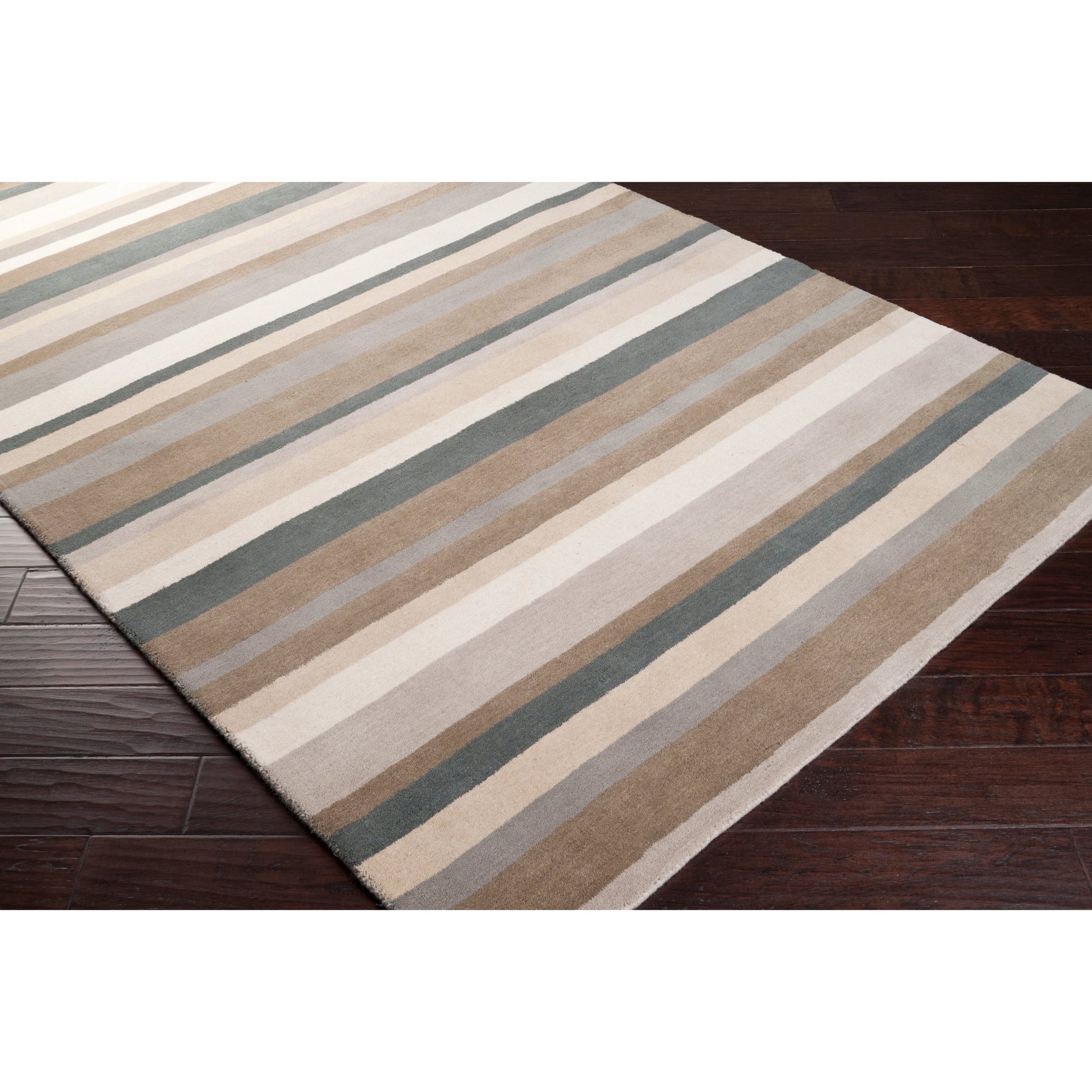 Madison Square Rug - 555 by Surya in mustard, ivory, medium gray. Made from 100% wool in a unique style.