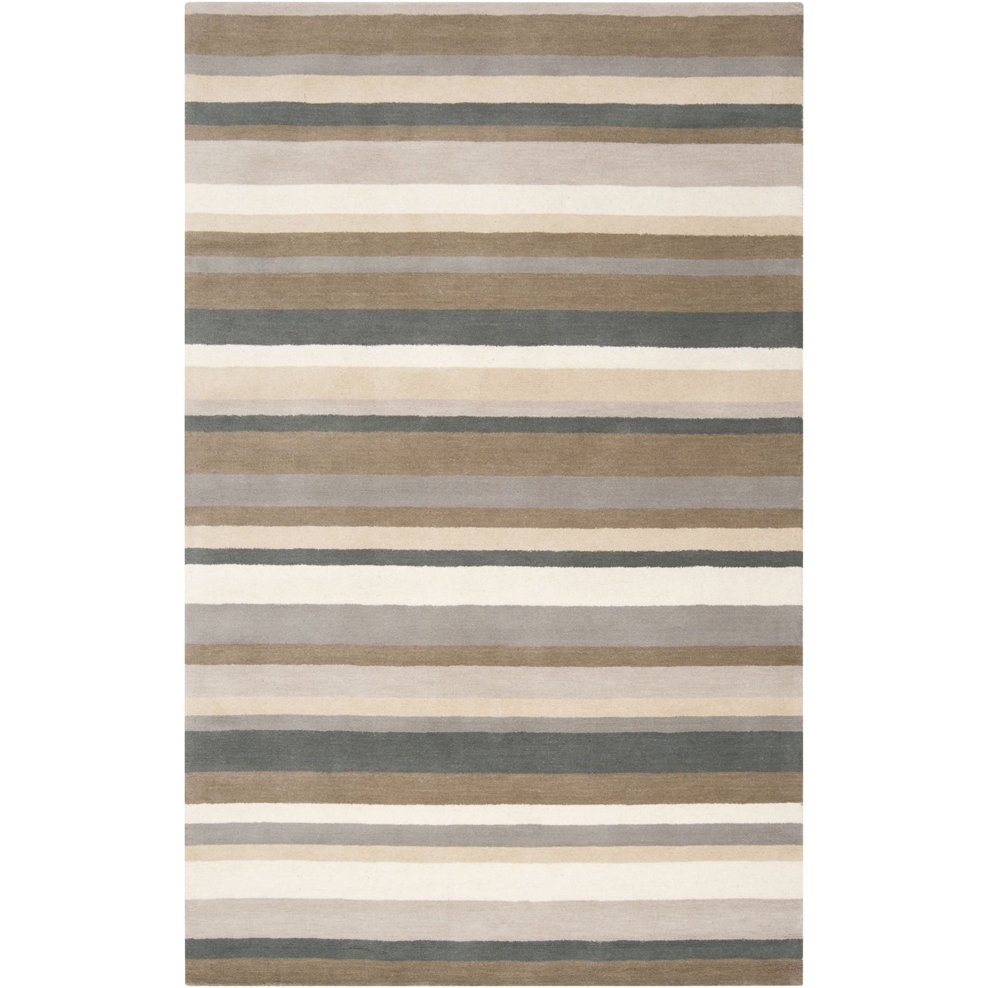 Madison Square Rug - 555 by Surya in mustard, ivory, medium gray. Made from 100% wool in a unique style.