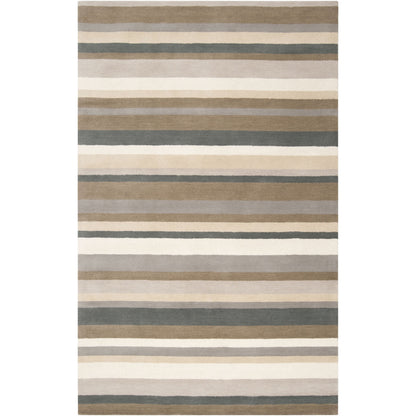 Madison Square Rug - 555 by Surya in mustard, ivory, medium gray. Made from 100% wool in a unique style.