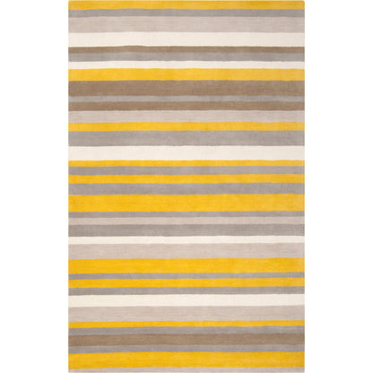Madison Square Rug - 555 by Surya in citrine, parchment. Made from 100% wool in a unique style.
