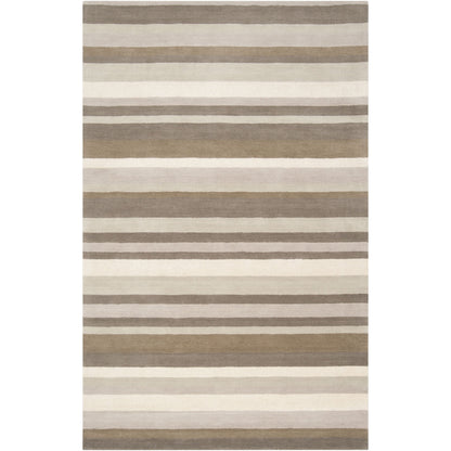 Madison Square Rug - 555 by Surya in mustard, ivory, medium gray. Made from 100% wool in a unique style.