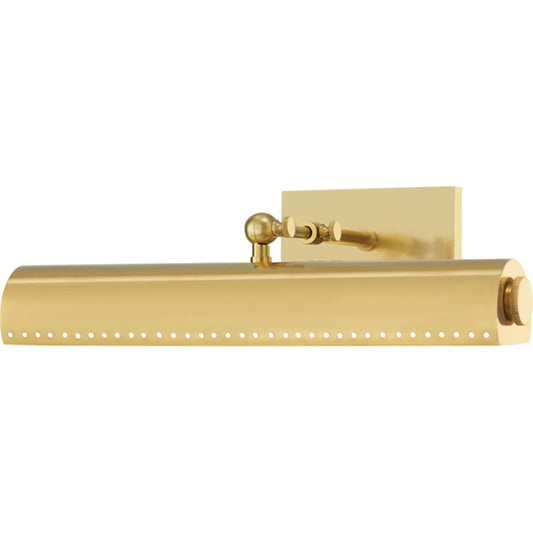 Hampshire Picture Light by Hudson Valley. Made from brass in a transitional style.