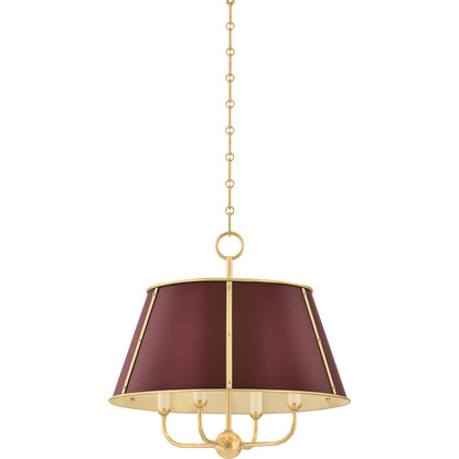 Cambridge Chandelier by Hudson Valley. Made from steel in a traditional style.