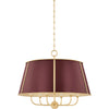 Aged Brass, Soft Crimson / Large