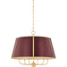 Cambridge Chandelier by Hudson Valley. Made from steel in a traditional style.