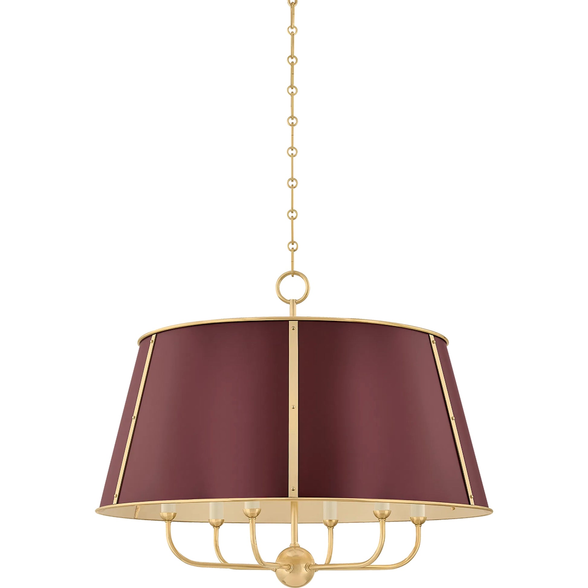 Cambridge Chandelier by Hudson Valley. Made from steel in a traditional style.