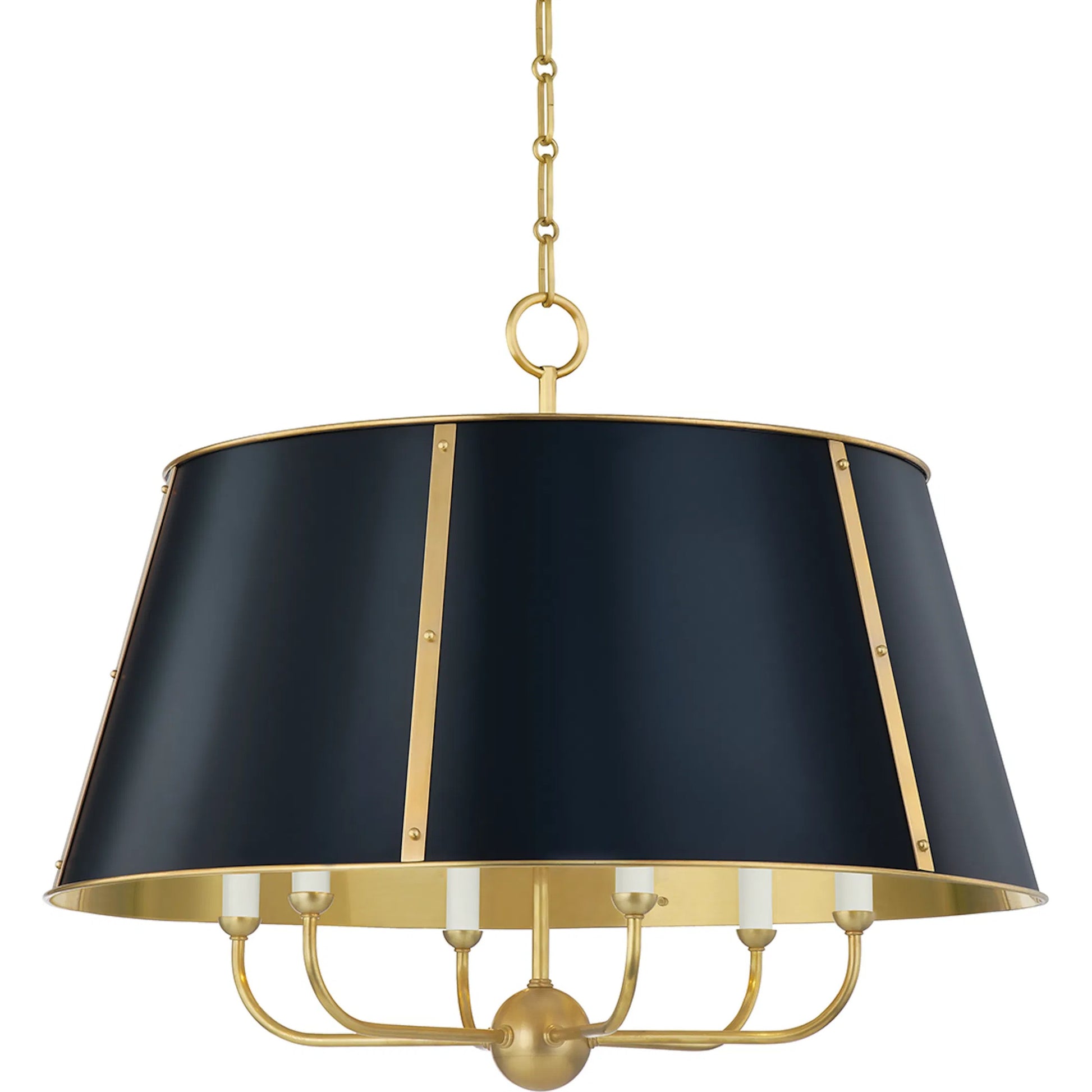 Cambridge Chandelier by Hudson Valley. Made from steel in a traditional style.
