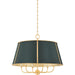 Cambridge Chandelier by Hudson Valley. Made from steel in a traditional style.
