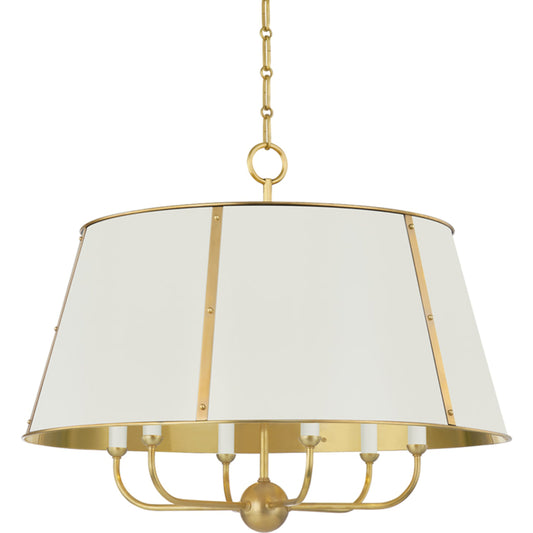 Cambridge Chandelier by Hudson Valley. Made from steel in a traditional style.