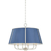 Polished Nickel, Soft French Blue / Large