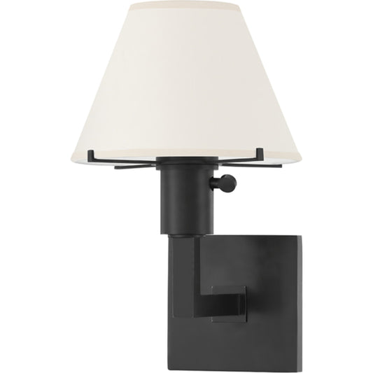 Leeds Wall Sconce by Hudson Valley. Made from steel in a transitional style.