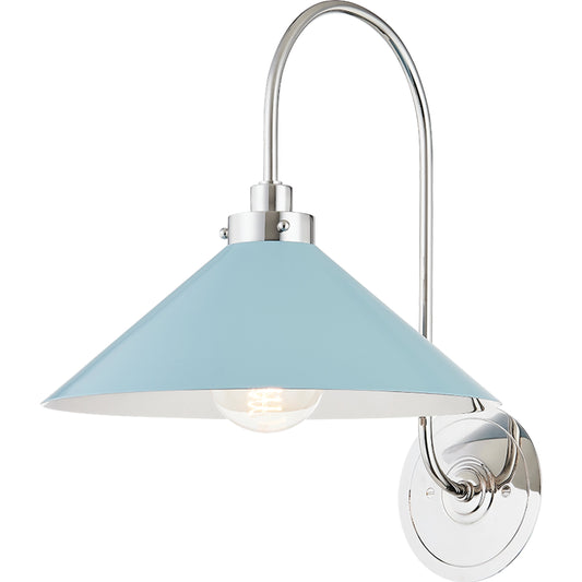Clivedon Sconce by Hudson Valley. Made from brass in a modern style.