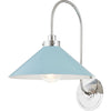 Polished Nickel, Blue Bird