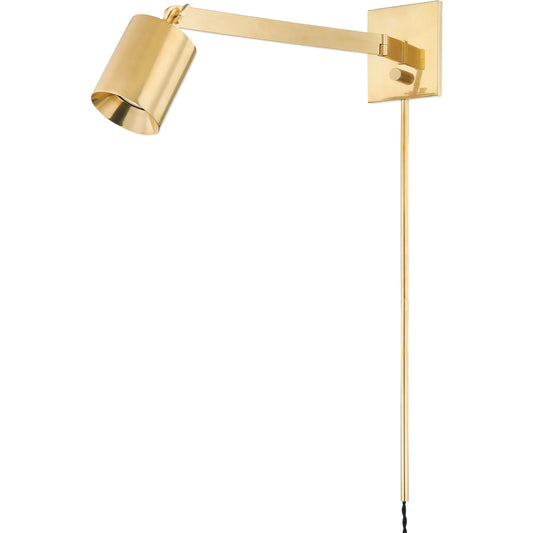 Highgrove Portable Sconce by Hudson Valley. Made from brass in a modern style.