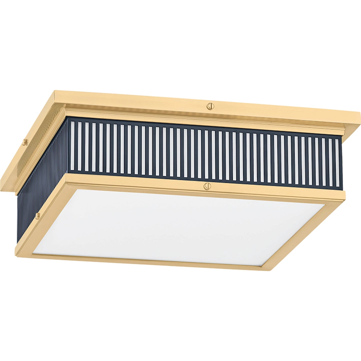 001 SI-2374233 | Primary Silo | Ashdown Square Flush Mount by Hudson Valley. Made from brass in a eclectic & global style.