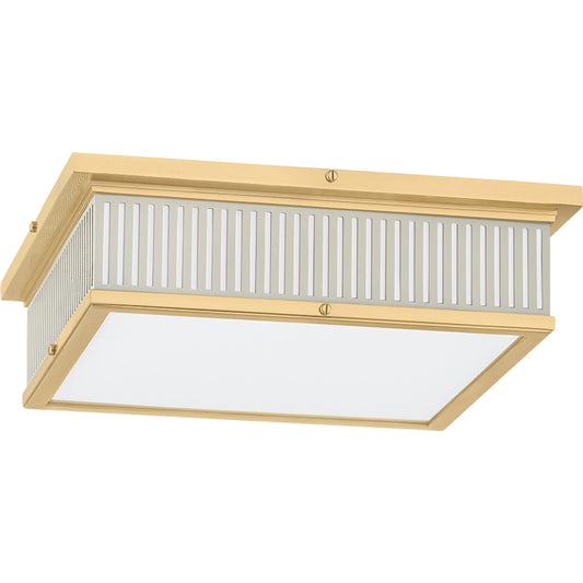 Ashdown Square Flush Mount by Hudson Valley. Made from brass in a unique style.