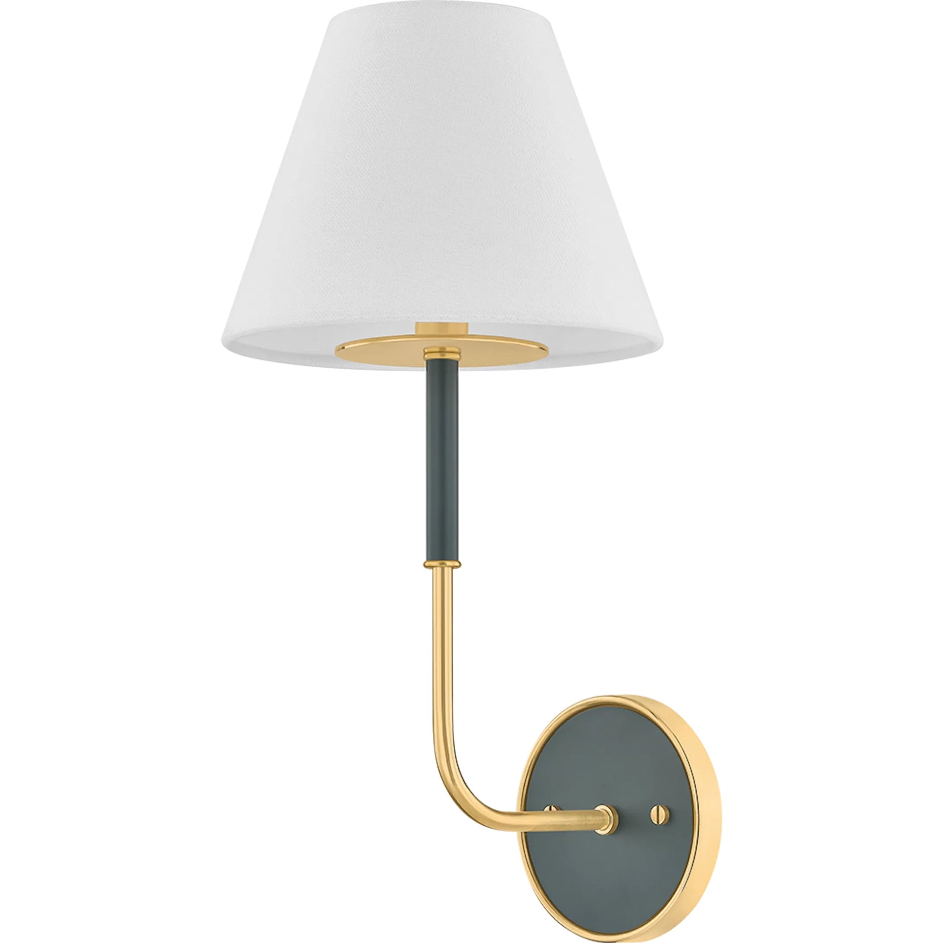 Wedgewood Single Wall Sconce by Hudson Valley. Made from brass in a traditional style.