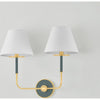 Aged Brass, Soft Studio Green