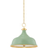 Aged Brass, Leaf Green