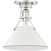 Painted No.2 1 Light Semi Flush by Hudson Valley. Made from steel in a modern style.
