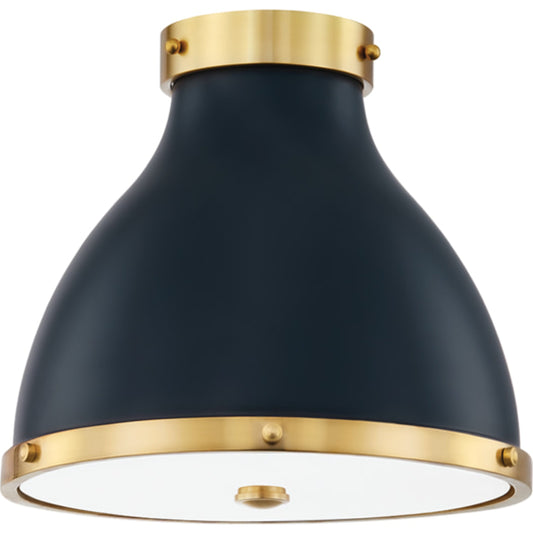 No. 3 Flush Mount by Hudson Valley. Made from steel in a transitional style.