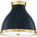 No. 3 Flush Mount by Hudson Valley. Made from steel in a transitional style.