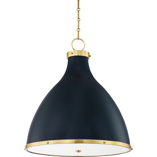 No. 3 Pendant by Hudson Valley. Made from steel in a transitional style.