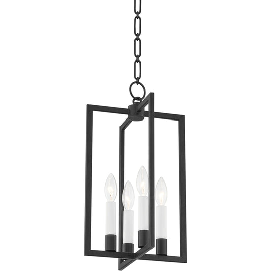 Middleborough Pendant by Hudson Valley in aged iron. Made from steel in a modern style.