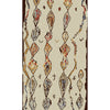 Beige, Dark Brown, Mustard, Burgandy, Navy, Brown / 2' x 3'