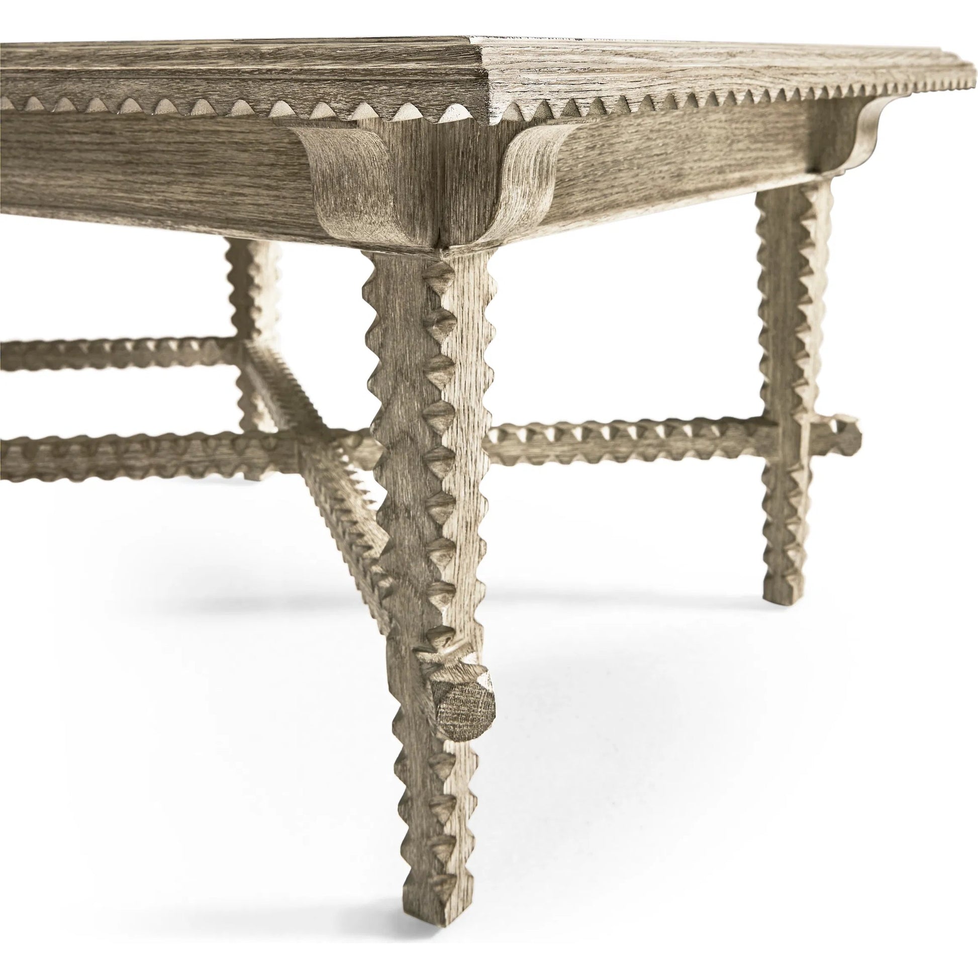 Stratford Coffee Table by Jonathan Charles in grey and greyed oak. Made from oak, oak veneer in a transitional style.