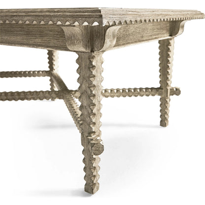 Stratford Coffee Table by Jonathan Charles in grey and greyed oak. Made from oak, oak veneer in a transitional style.
