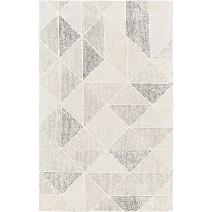 Melody MDY-2004 Rug by Surya in black, charcoal, slate, brown, cream. Made from 100% wool in a unique style.