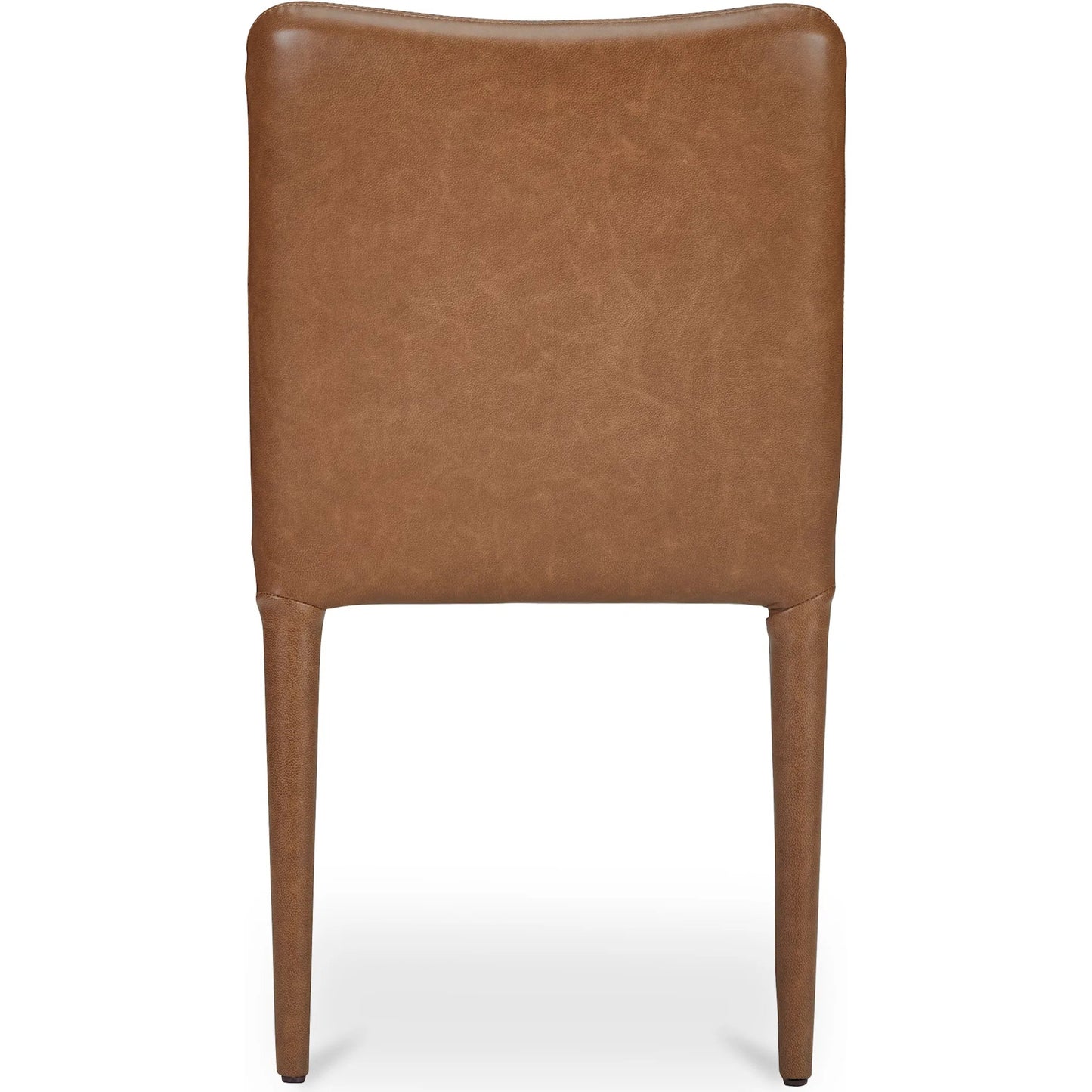 022 SI-2367927 | Additional Silo | Calla Dining Chair (Set of 2) by Moe's Home Collection in brown. Made from top grain leather, ash wood frame, rubber wood legs in a modern style.