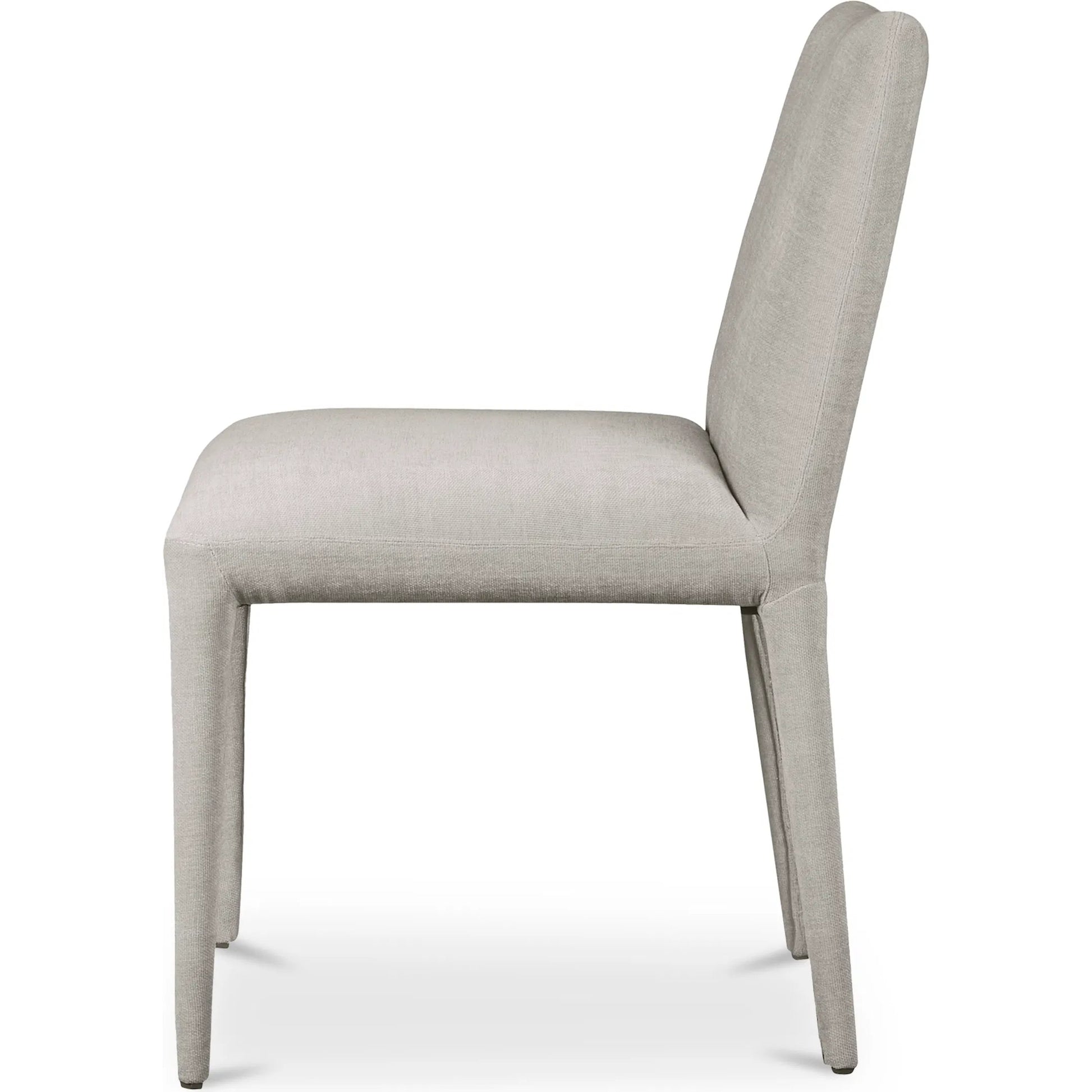 Calla Dining Chair (Set of 2) by Moe's Home Collection in brown. Made from top grain leather, ash wood frame, rubber wood legs in a modern style.