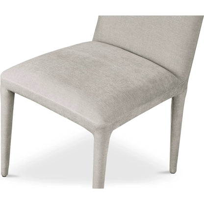 Calla Dining Chair (Set of 2) by Moe's Home Collection in brown. Made from top grain leather, ash wood frame, rubber wood legs in a modern style.