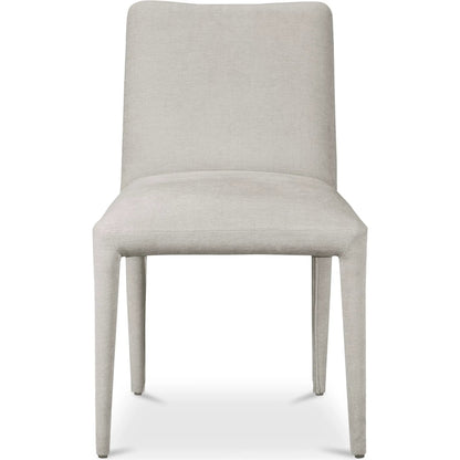 Calla Dining Chair (Set of 2) by Moe's Home Collection in brown. Made from top grain leather, ash wood frame, rubber wood legs in a modern style.