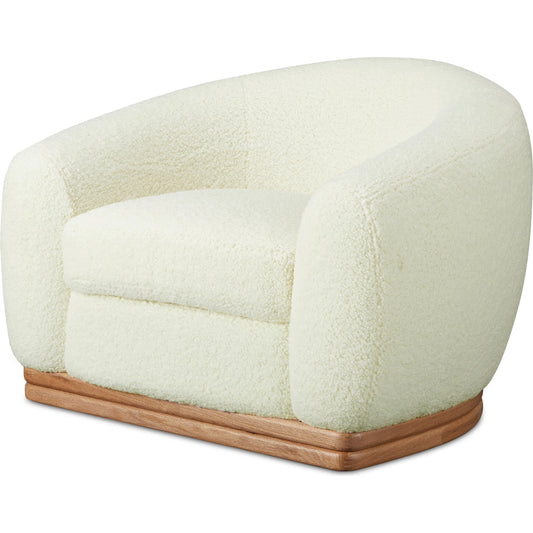 Marlowe Lounge Chair by Moe's Home Collection. Made from upholstery: 100% polyester, solid rubber wood base, plywood frame, foam seat in a unique style.
