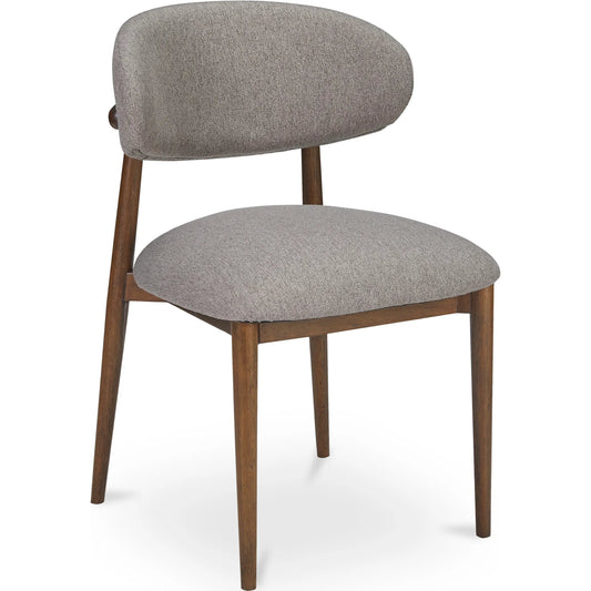 Ellie Dining Chair by Moe's Home Collection. Made from upholstery: 100% polyester, rubber wood frame, plywood in a unique style.