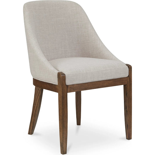 Edward Dining Chair by Moe's Home Collection in b23-1. Made from upholstery: 100% polyester, solid oak frame, plywood in a unique style.