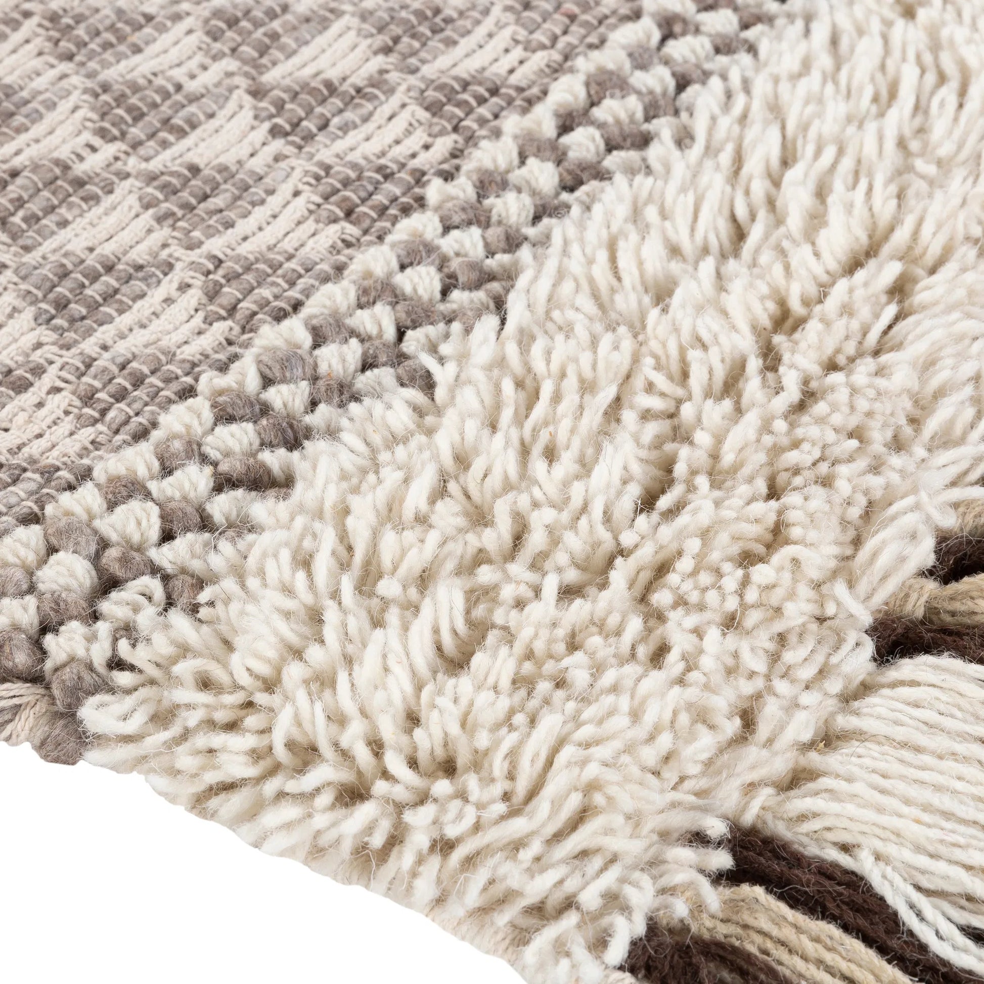 Merida Wall Hanging - 25345 by Surya in black, taupe. Made from 70% wool, 20% polyester, 10% cotton in a eclectic & global style.