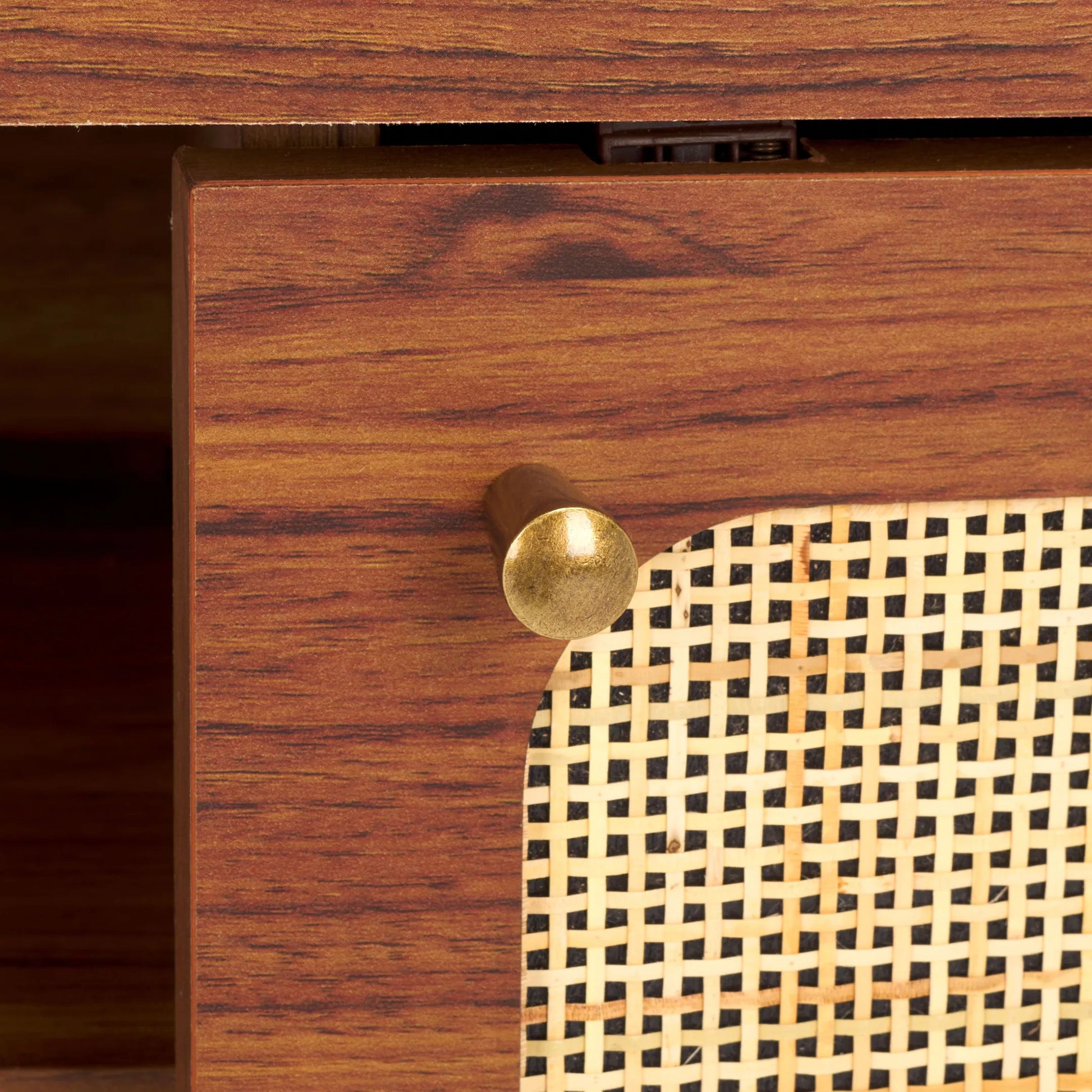 Netawaka 2 Door Media Stand by HedgeApple Essentials. Made from unique in a unique style.