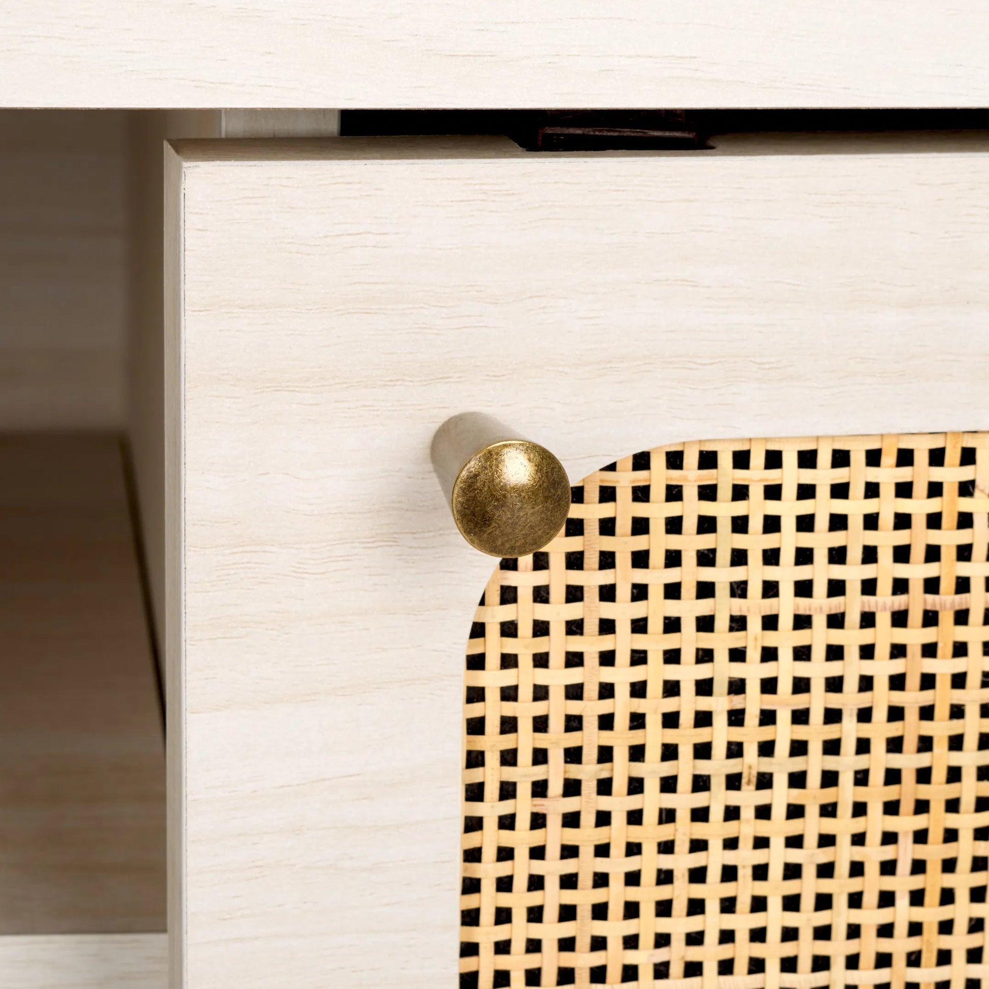 Netawaka 2 Door Media Stand by HedgeApple Essentials. Made from unique in a unique style.