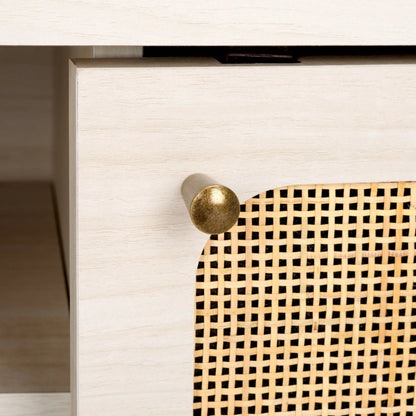 Netawaka 2 Door Media Stand by HedgeApple Essentials. Made from unique in a unique style.
