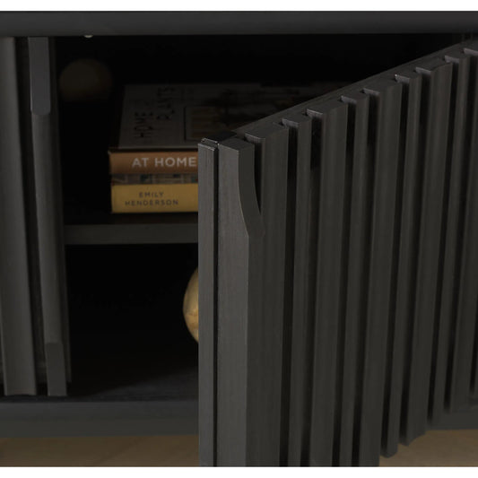 Rio 4 Door Media Stand by HedgeApple Essentials. Made from unique in a unique style.