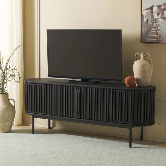 Rio 4 Door Media Stand by HedgeApple Essentials. Made from unique in a transitional style.