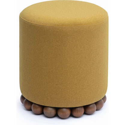 Dex Performance Vegan Mohair Ottoman by TOV Furniture. Made from faux mohair, plywood, rubberwood in a unique style.