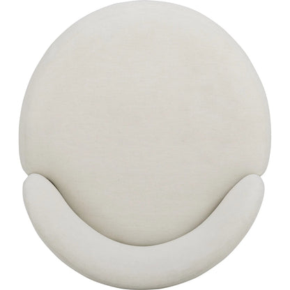 Persa Round Back Performance Dining Chair by TOV Furniture. Made from chenille, plywood in a unique style.