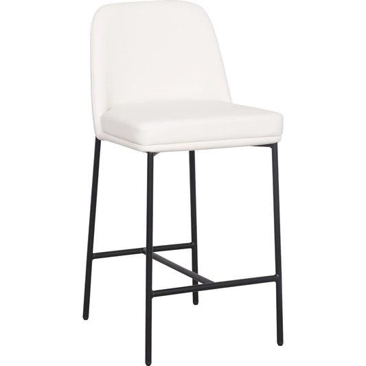 Sydney Performance Vegan Leather Counter Stool (Set of 2) by TOV Furniture. Made from fabric, foam, metal in a unique style.
