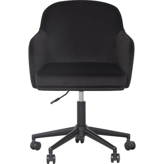Sydney Performance Velvet Office Desk Chair by TOV Furniture. Made from fabric, foam, metal in a unique style.