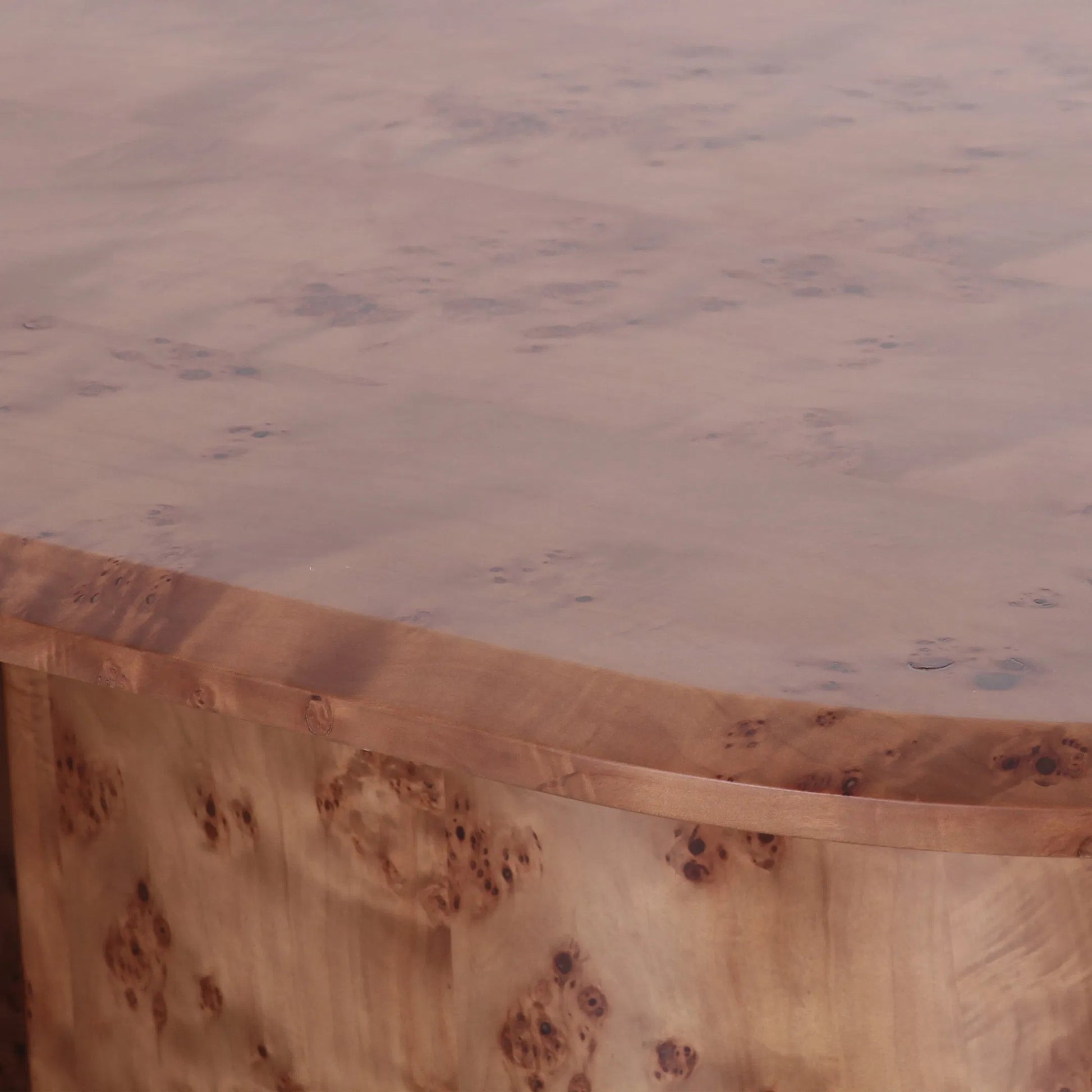 Gladyss Burl Oval Dining Table by TOV Furniture. Made from mdf, veneer in a transitional style.